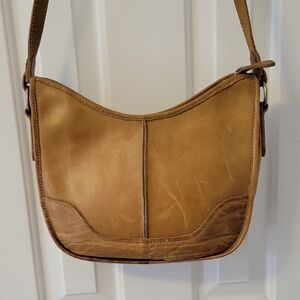 FRYE AND CO. Tan Leather Shoulder Bag